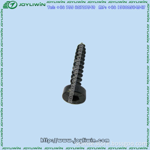 CNC precision parts black zinc plated carbon steel precision turned part for electronic components